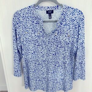 Jones New York 3/4 sleeve top